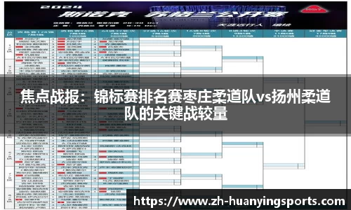 焦点战报:锦标赛排名赛枣庄柔道队vs扬州柔道队的关键战较量